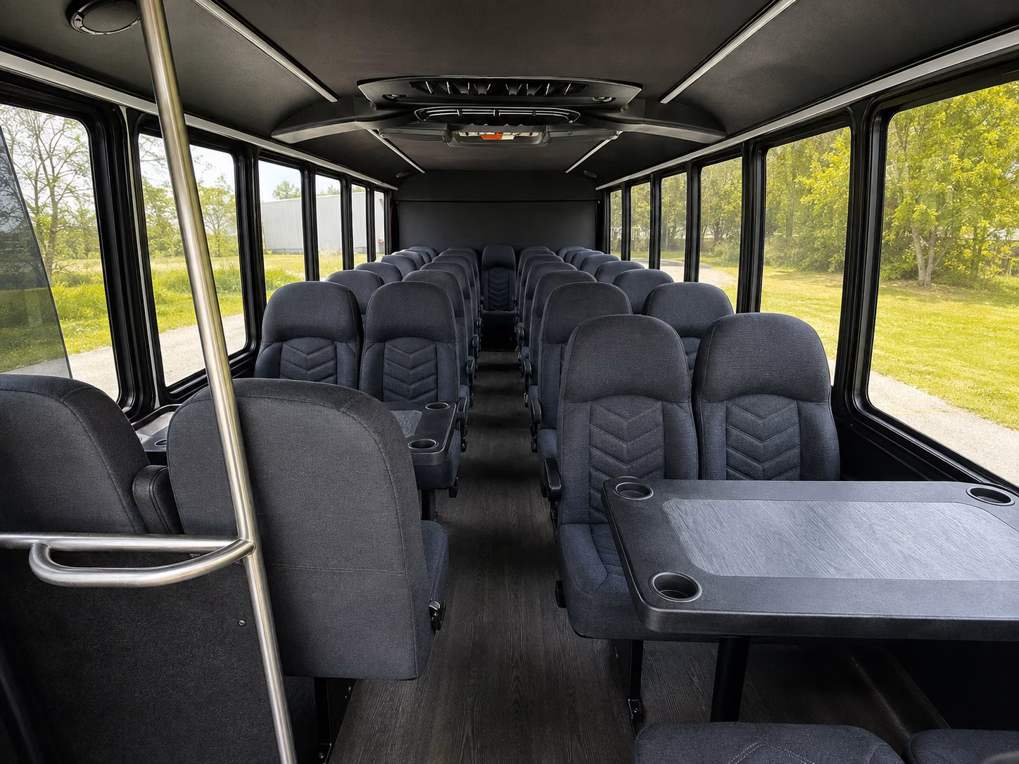 amarillo 18 passenger minibus inside