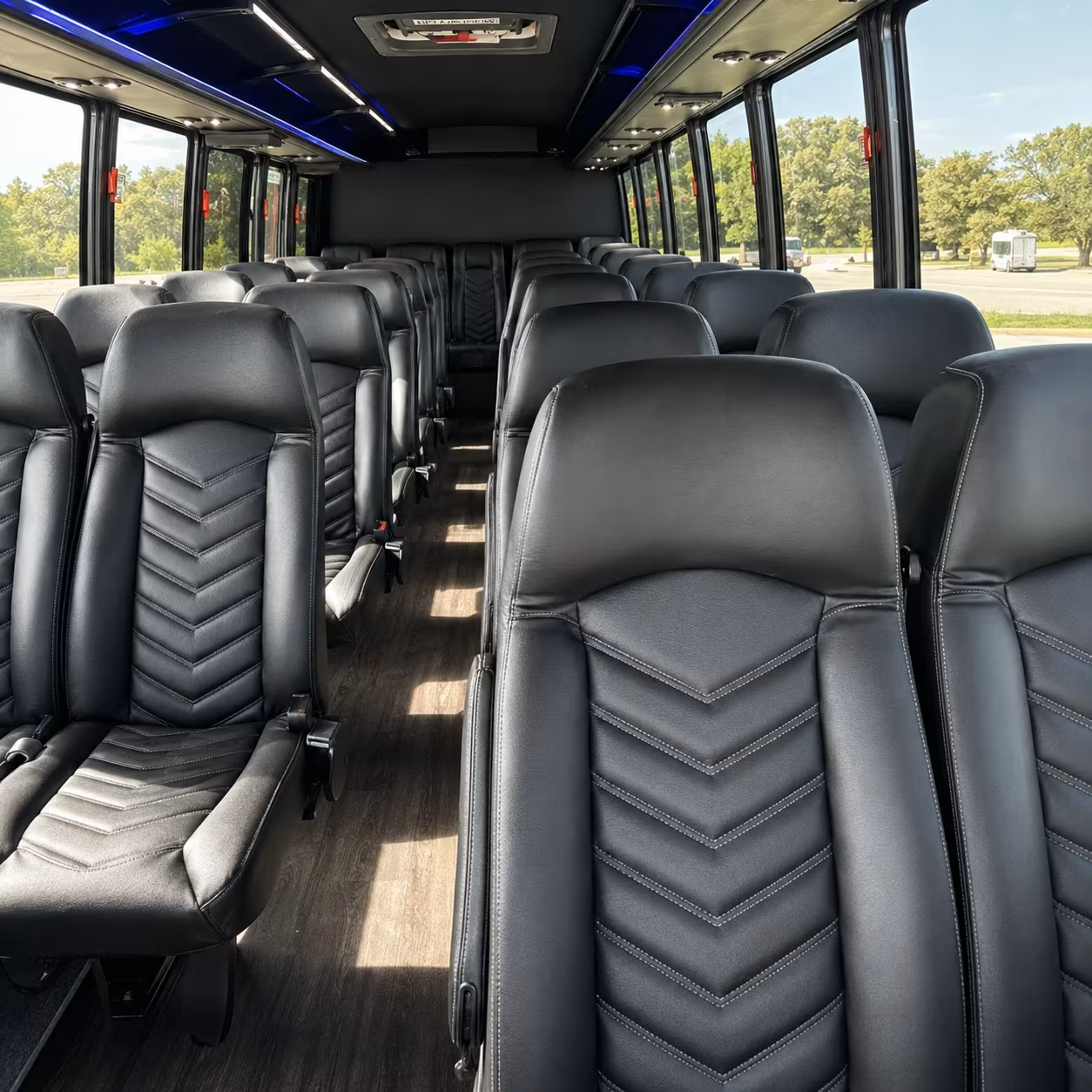 amarillo 30 passenger minibus interior