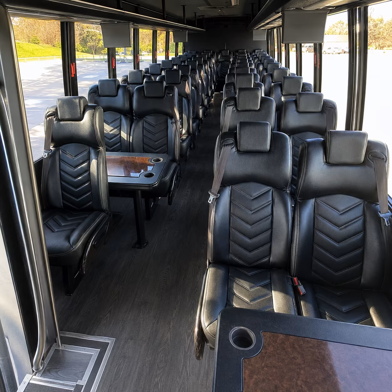 amarillo 35 passenger minibus interior