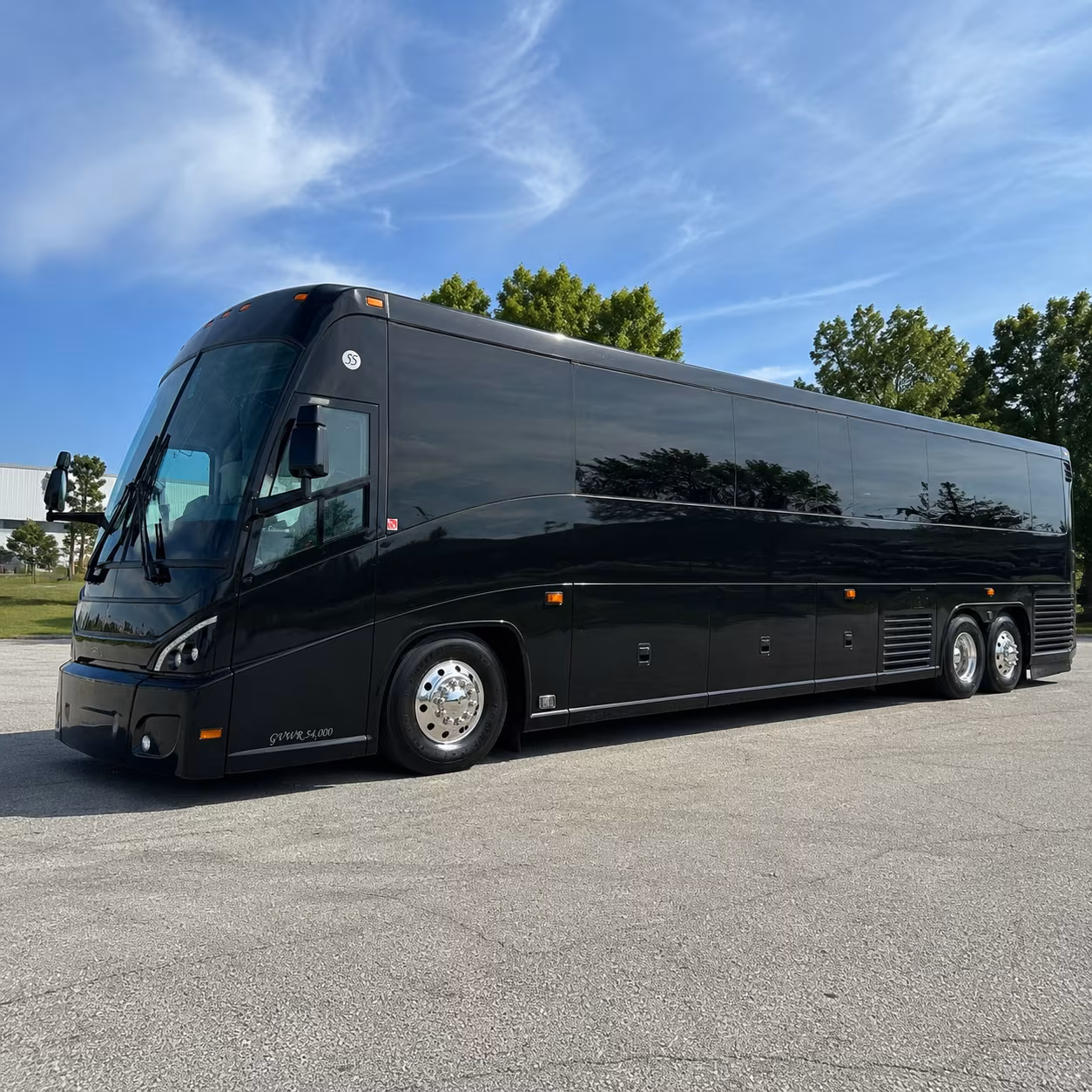 amarillo 47 passenger charter bus