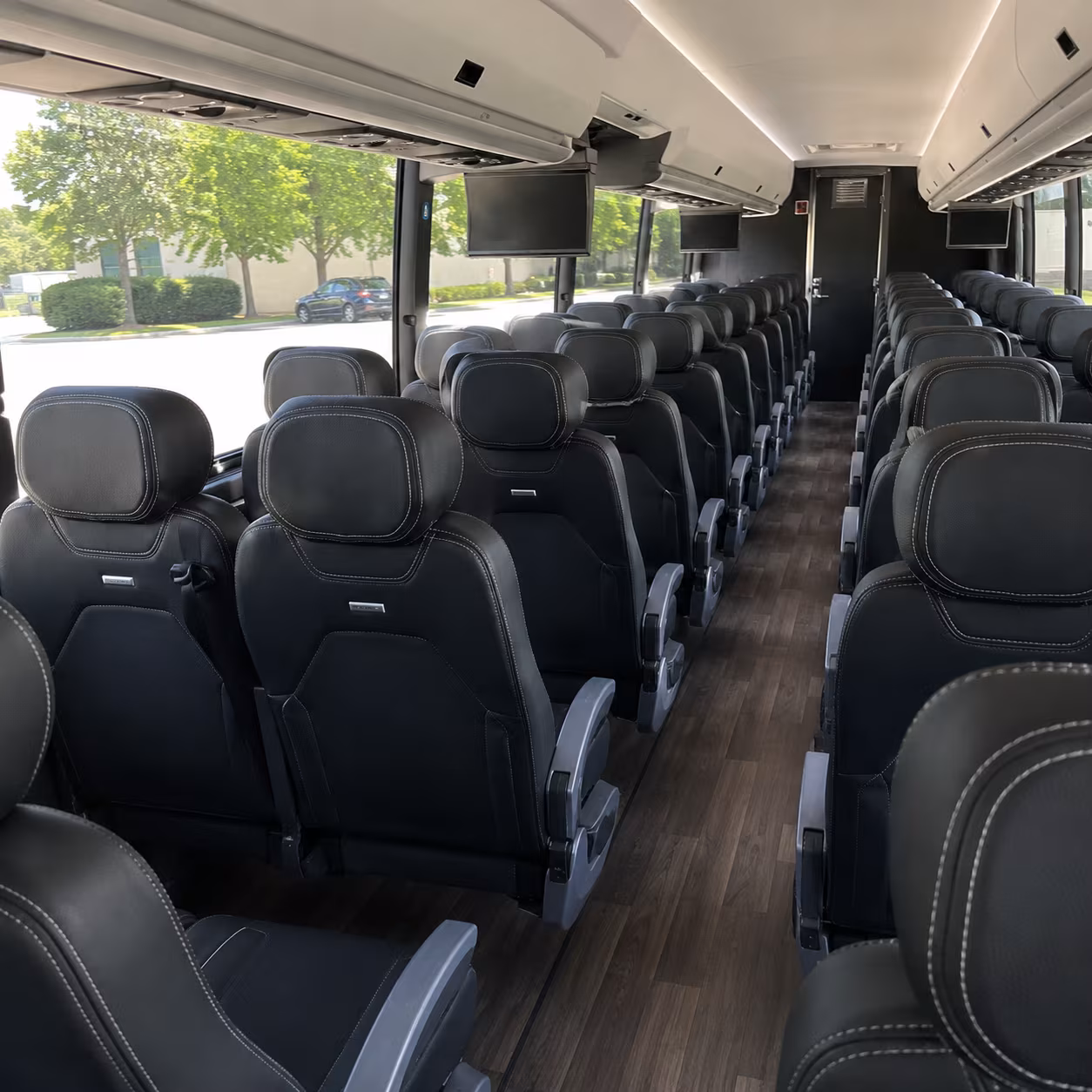 amarillo 56 passenger charter bus interior