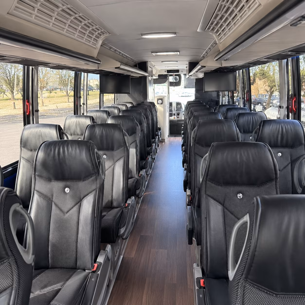 amarillo charter bus inside