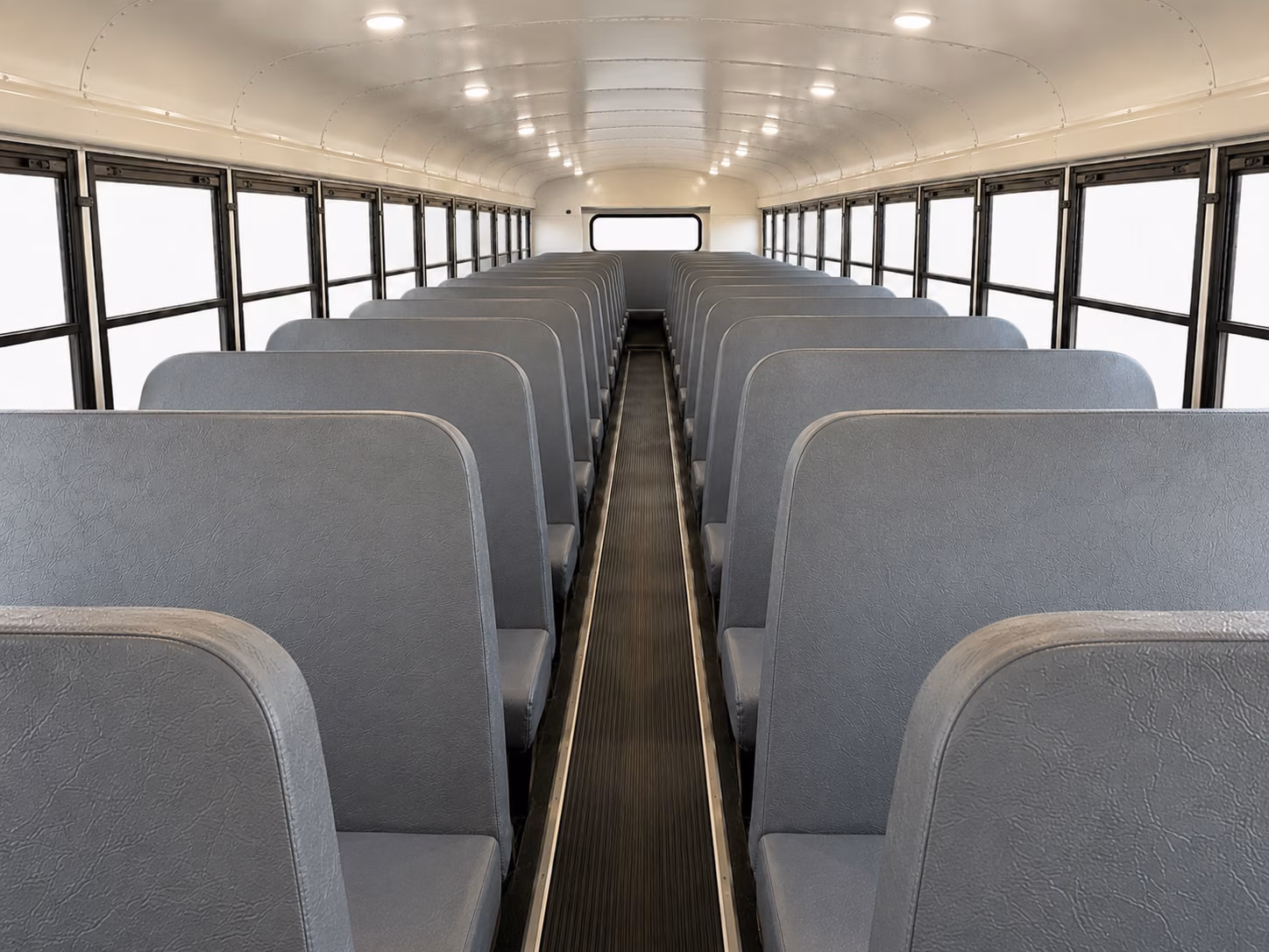 amarillo school bus inside