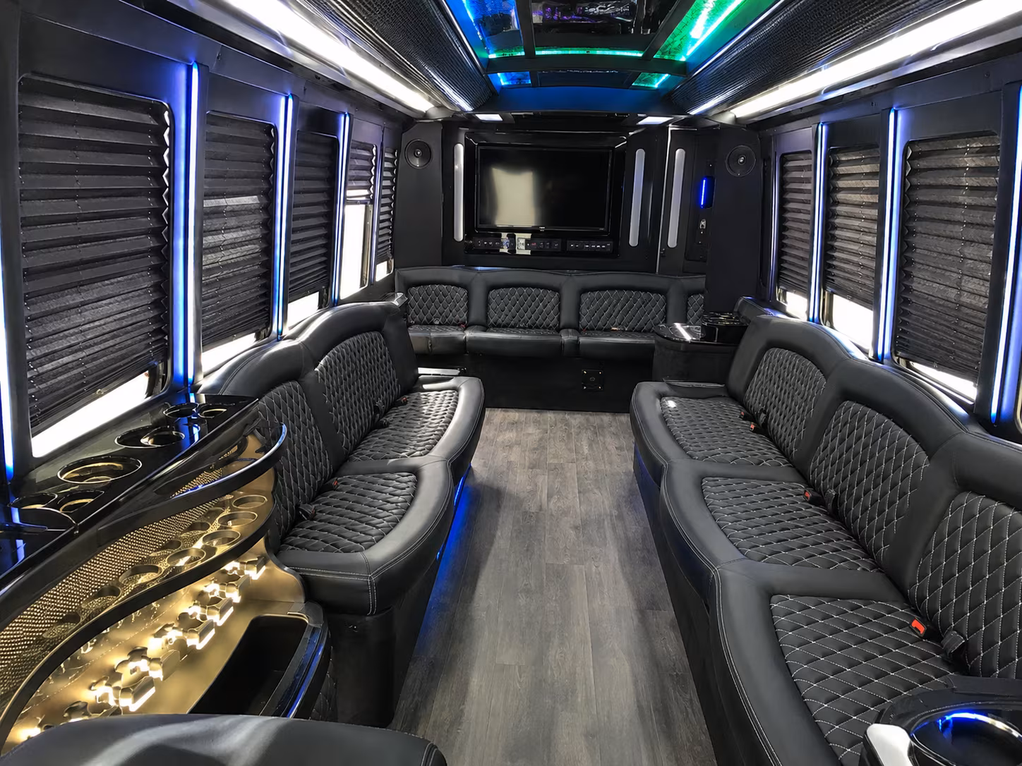 amarillo sixth street downtown party bus rental