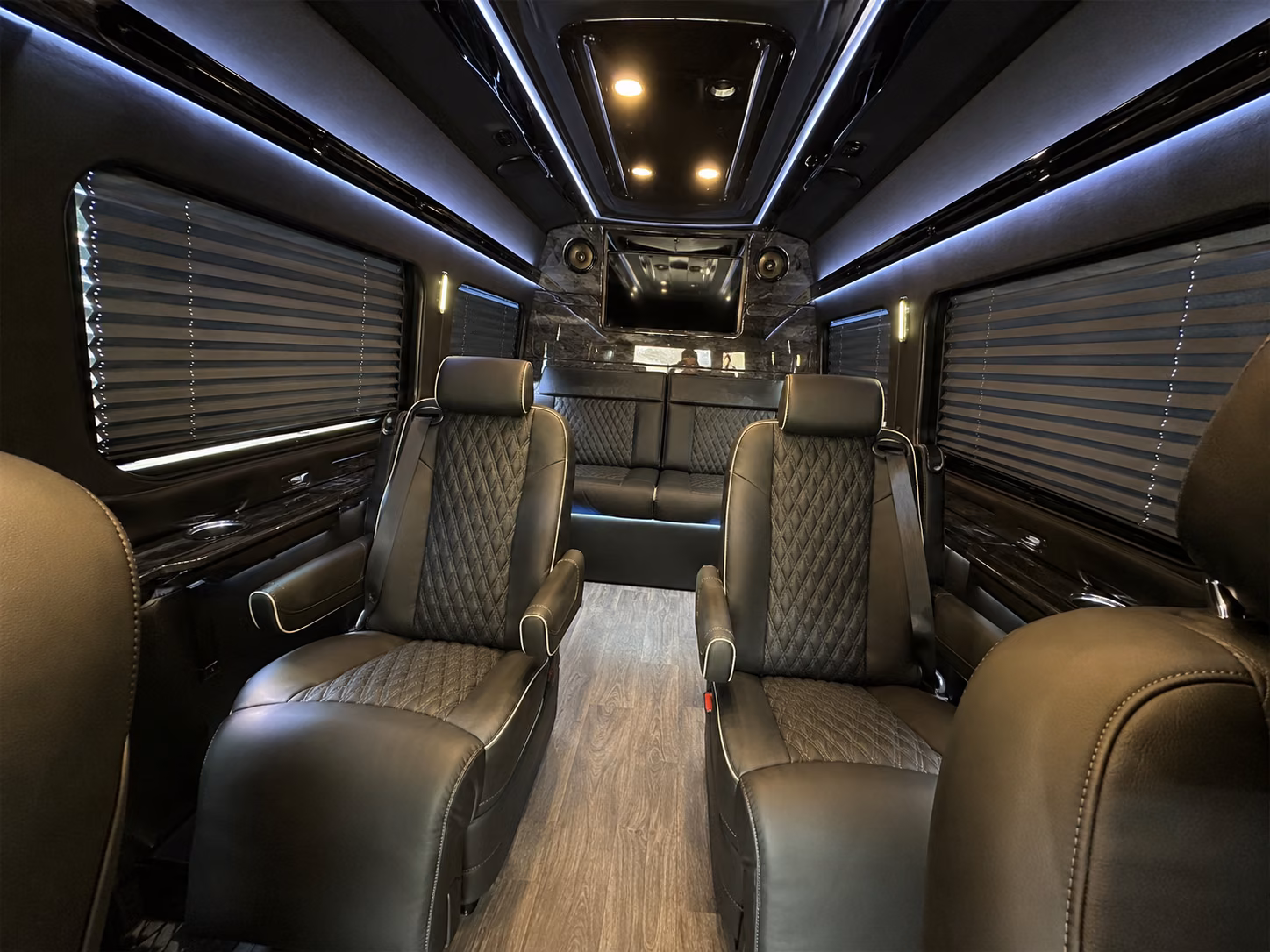 amarillo sprinter van with driver inside