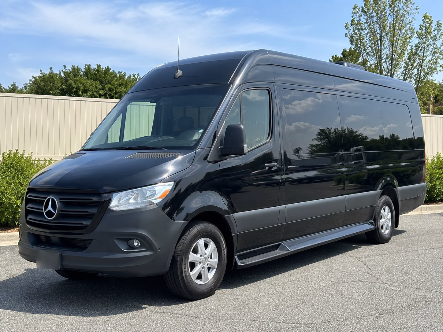 amarillo sprinter van with driver